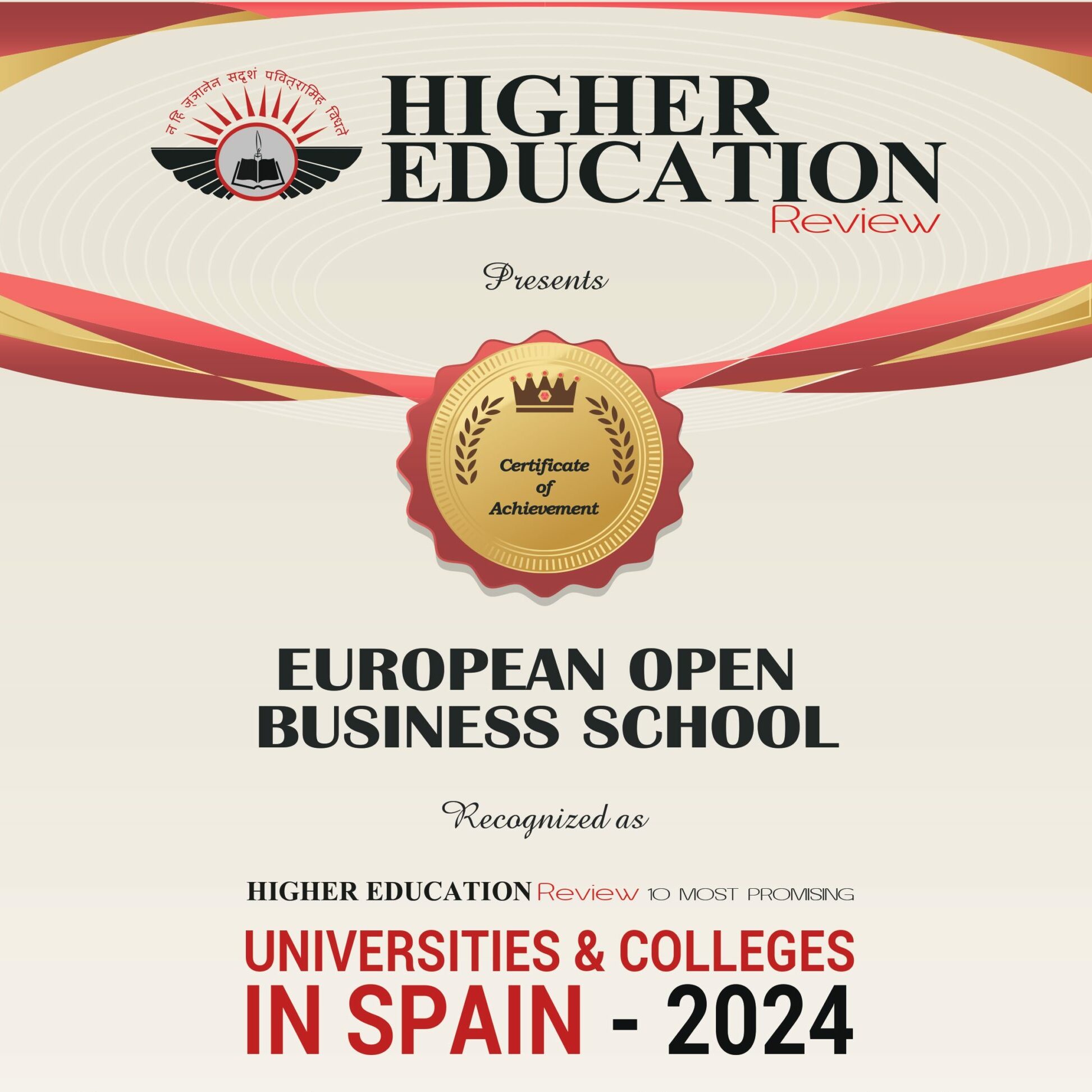 Higher Education Review Magazine-European Open